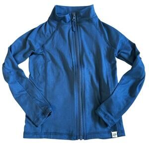 NWOT Beach Bros Blue Long Sleeve Full Zip Swim Shirt Sun Cover Size 4T